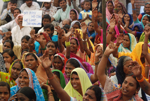 Rally at Coca-Cola Plant in Sinhachawar
