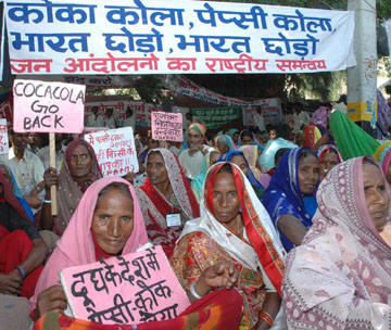 Protest Against Coca-Cola