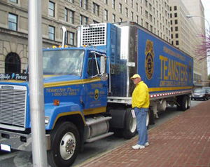 Teamsters Truck at Coca-Cola AGM